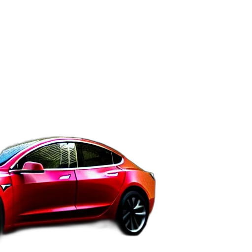 car, robot, 3d render, photorealistic transparent PNG cut-out