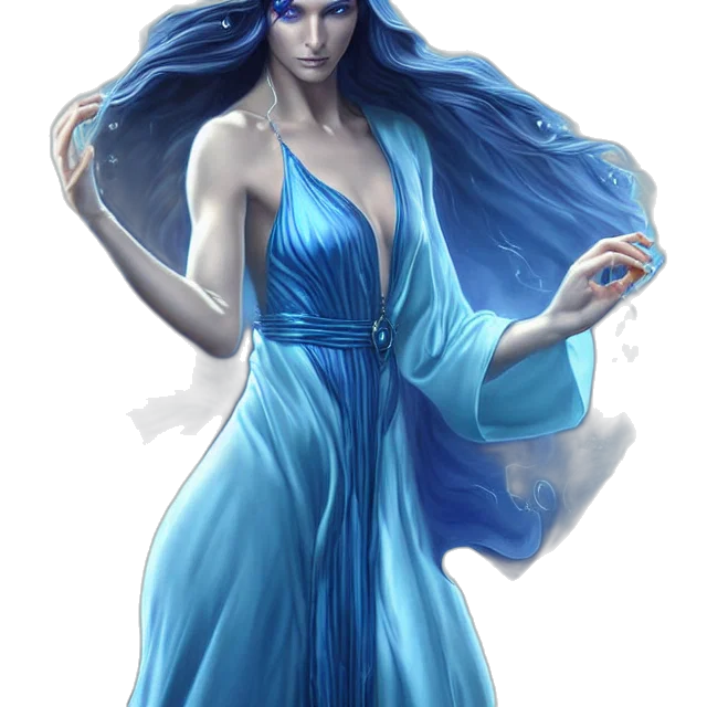 dress, staff, fantasy art, concept art transparent PNG cut-out