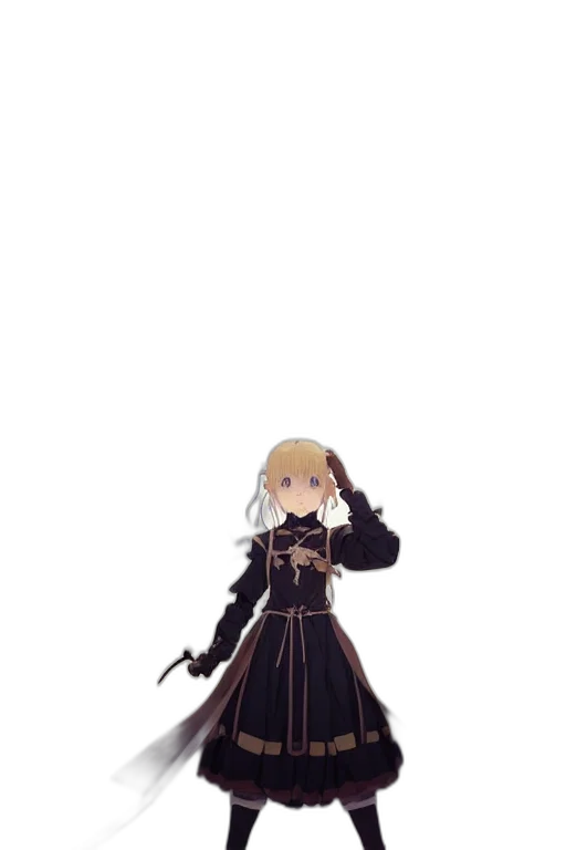 dress, staff, weapon, sword transparent PNG cut-out