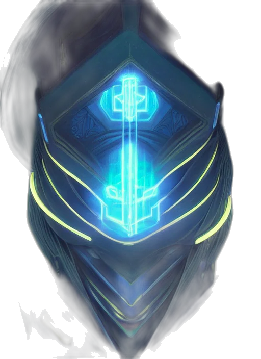 mask, robot, sword, face transparent PNG cut-out