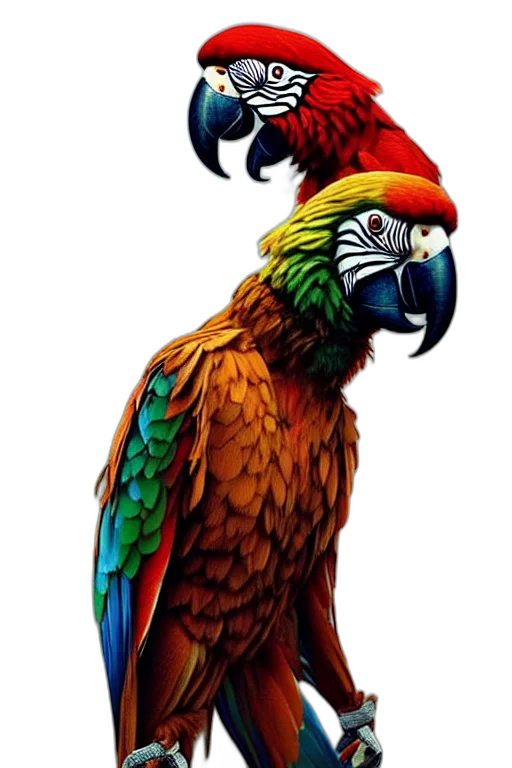 animal, mask, jewelry, staff transparent PNG cut-out