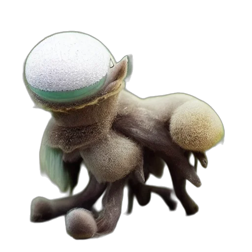 hat, staff, creature, robot transparent PNG cut-out