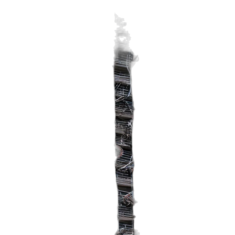building, weapon, staff, robot transparent PNG cut-out