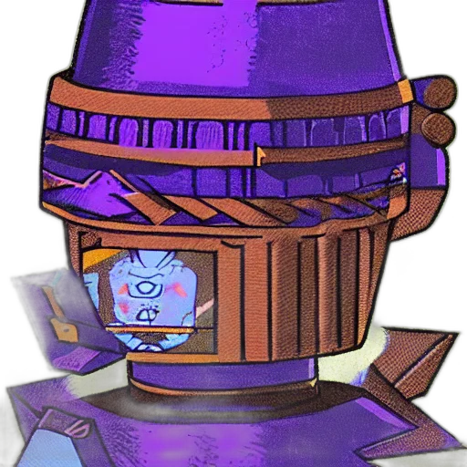 robot, crown, mask, staff transparent PNG cut-out