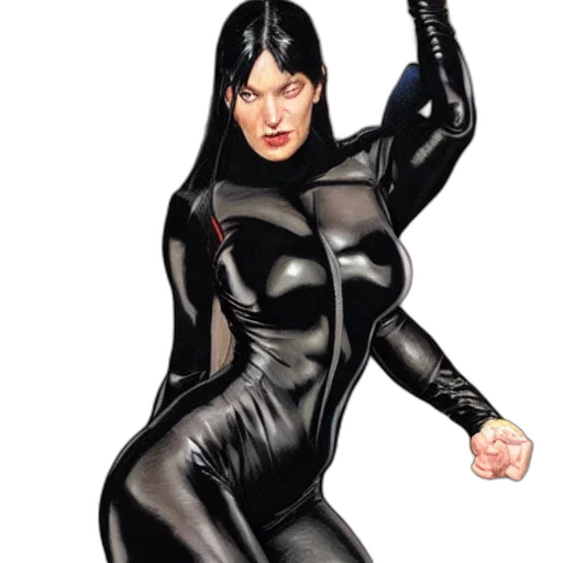 dress, comic book art, concept art, 3d render transparent PNG cut-out