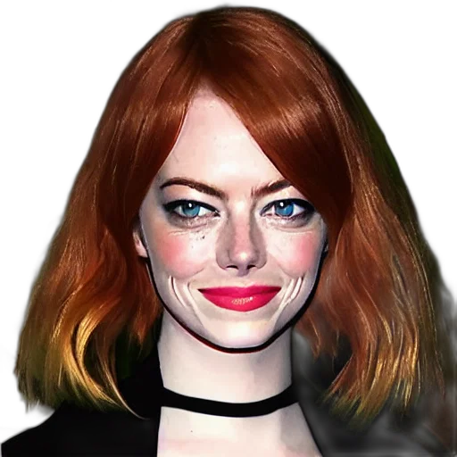 face, hair, mask, creature transparent PNG cut-out