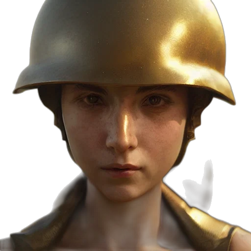 face, hat, weapon, crown transparent PNG cut-out