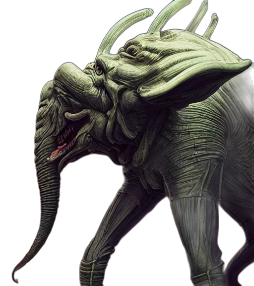 creature, dragon, animal, concept art transparent PNG cut-out
