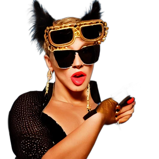 mask, staff, animal, photorealistic transparent PNG cut-out