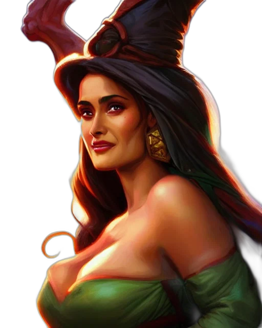 fantasy art, concept art, oil painting, comic book art transparent PNG cut-out