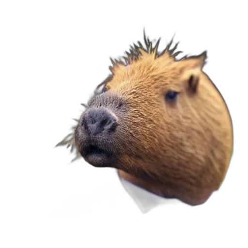 animal, creature, hair, face transparent PNG cut-out