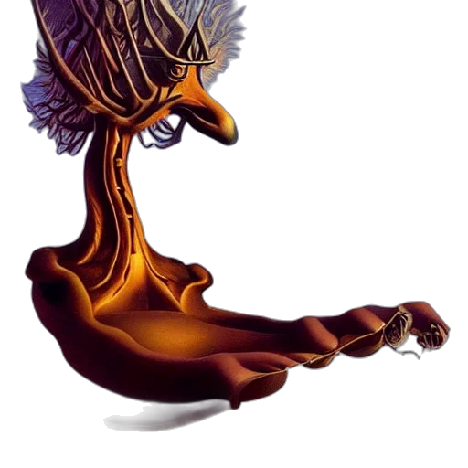 crown, mask, staff, dragon transparent PNG cut-out
