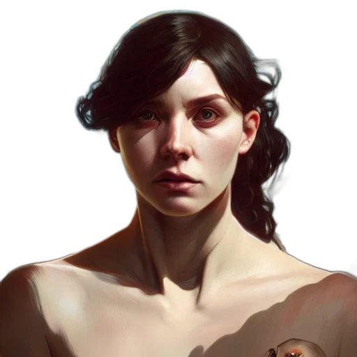 face, dress, creature, concept art transparent PNG cut-out