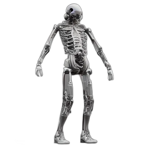 robot, creature, animal, 3d render transparent PNG cut-out