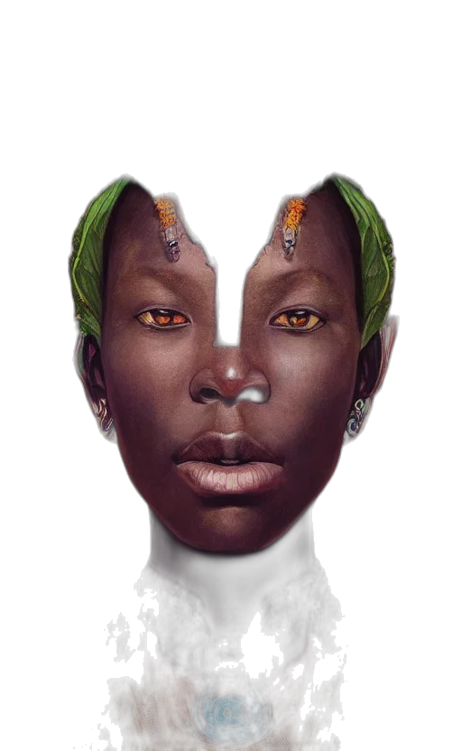 face, mask, dragon, creature transparent PNG cut-out
