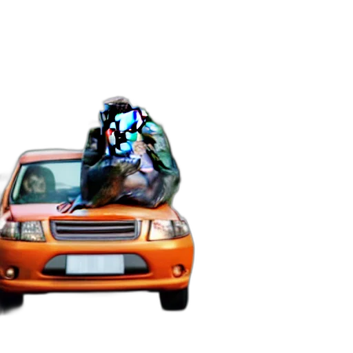 car, robot, animal, face transparent PNG cut-out