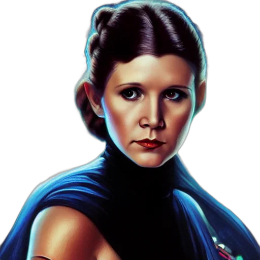 face, photorealistic, comic book art, concept art transparent PNG cut-out