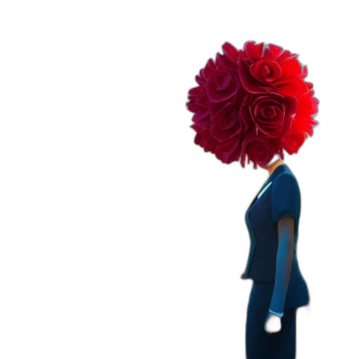 dress, flower, crown, hat transparent PNG cut-out