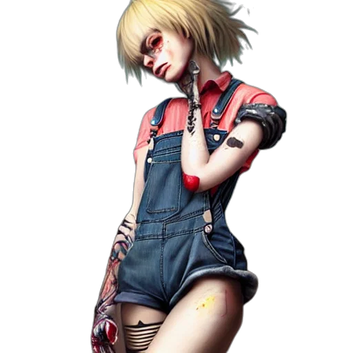 dress, jacket, staff, weapon transparent PNG cut-out