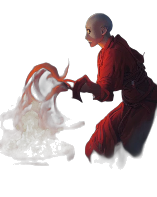 staff, creature, concept art, fantasy art transparent PNG cut-out