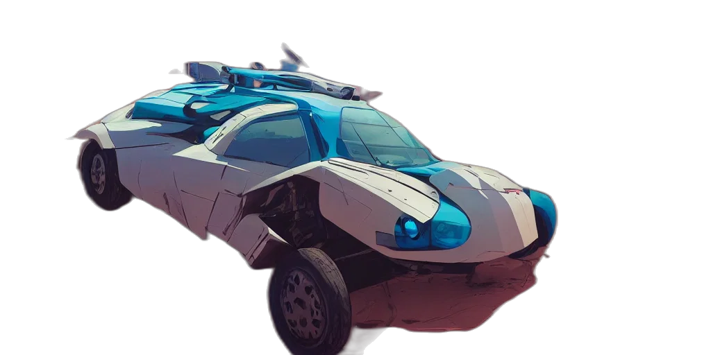 car, weapon, robot, concept art transparent PNG cut-out
