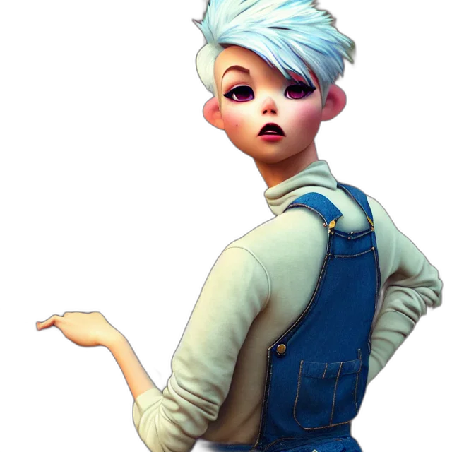 staff, jacket, face, dress transparent PNG cut-out