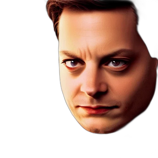 face, mask, hair, robot transparent PNG cut-out