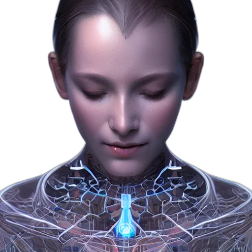 robot, face, jewelry, crown transparent PNG cut-out