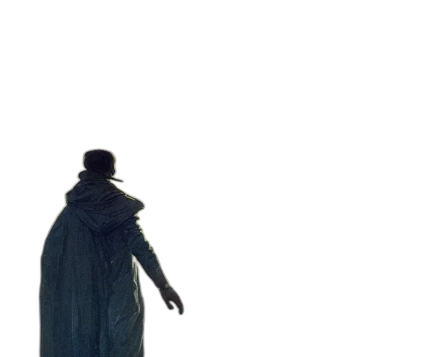 robot, staff, sword, creature transparent PNG cut-out