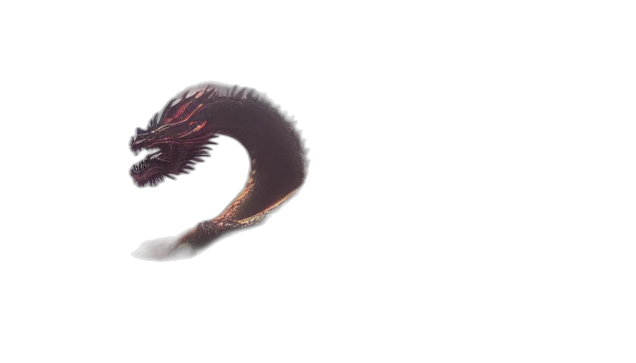 dragon, creature, animal, weapon transparent PNG cut-out