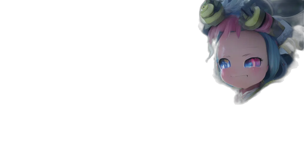 mask, face, creature, staff transparent PNG cut-out