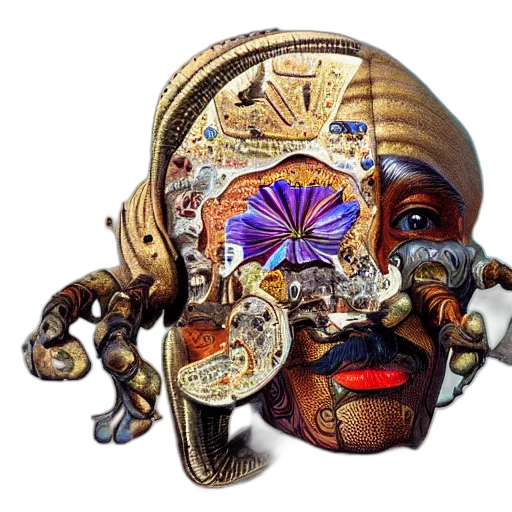 mask, face, crown, jewelry transparent PNG cut-out