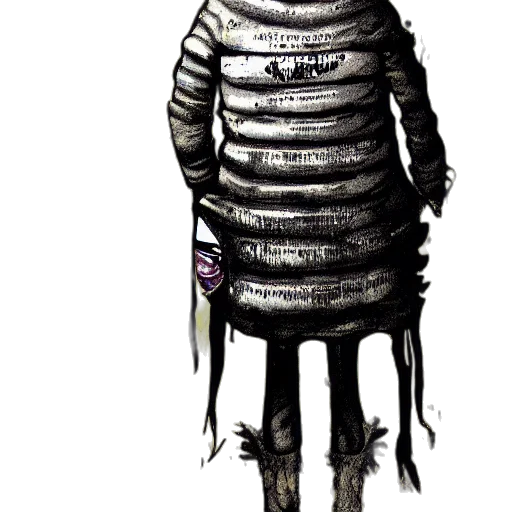 jacket, creature, robot, mask transparent PNG cut-out
