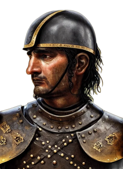 face, sword, crown, staff transparent PNG cut-out