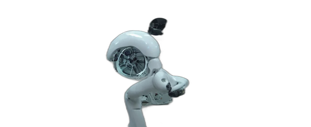 robot, staff, mask, weapon transparent PNG cut-out