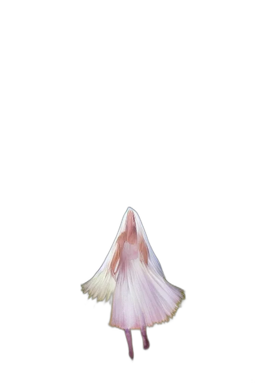 flower, hair, creature, dress transparent PNG cut-out