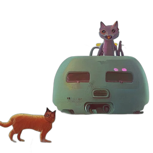 robot, car, animal, furniture transparent PNG cut-out