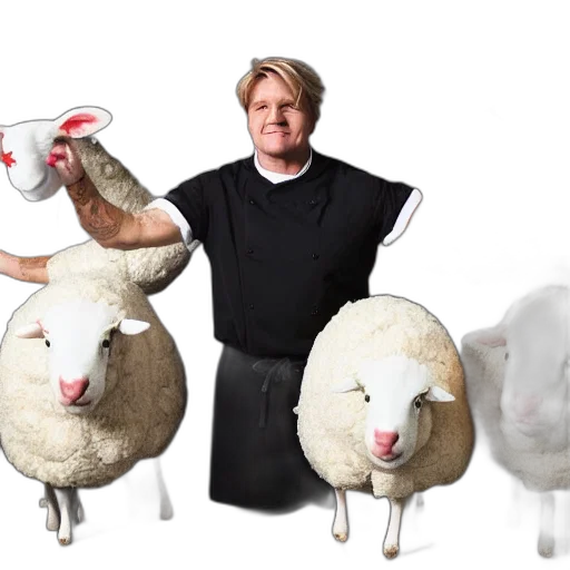animal, portrait, chef, gordon transparent PNG cut-out