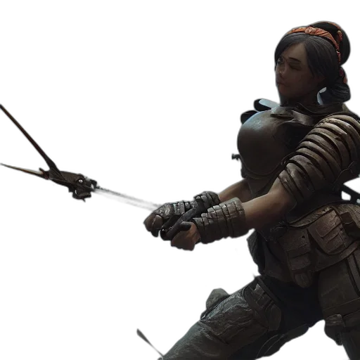 weapon, staff, sword, robot transparent PNG cut-out