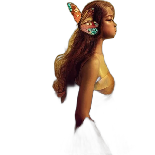 dress, hair, jewelry, crown transparent PNG cut-out