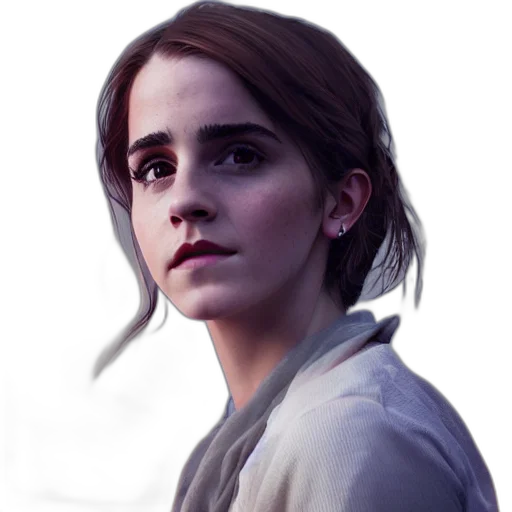face, jacket, staff, dress transparent PNG cut-out