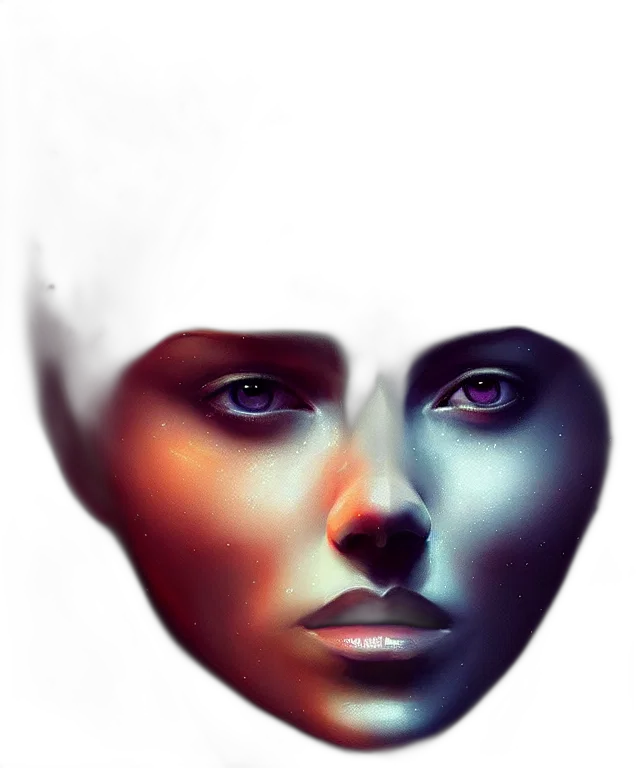 face, mask, robot, crown transparent PNG cut-out