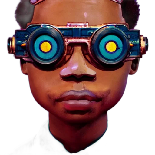robot, mask, face, staff transparent PNG cut-out