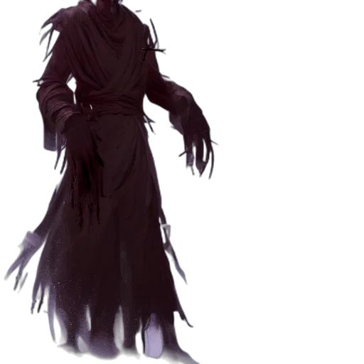 creature, staff, mask, dress transparent PNG cut-out