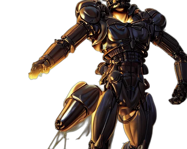 robot, weapon, concept art, cyberpunk transparent PNG cut-out