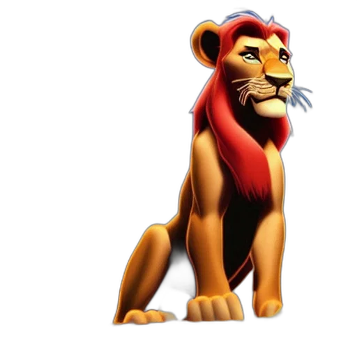crown, animal, 3d render, concept art transparent PNG cut-out