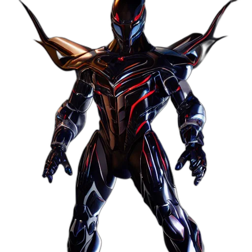 robot, weapon, concept art, 3d render transparent PNG cut-out