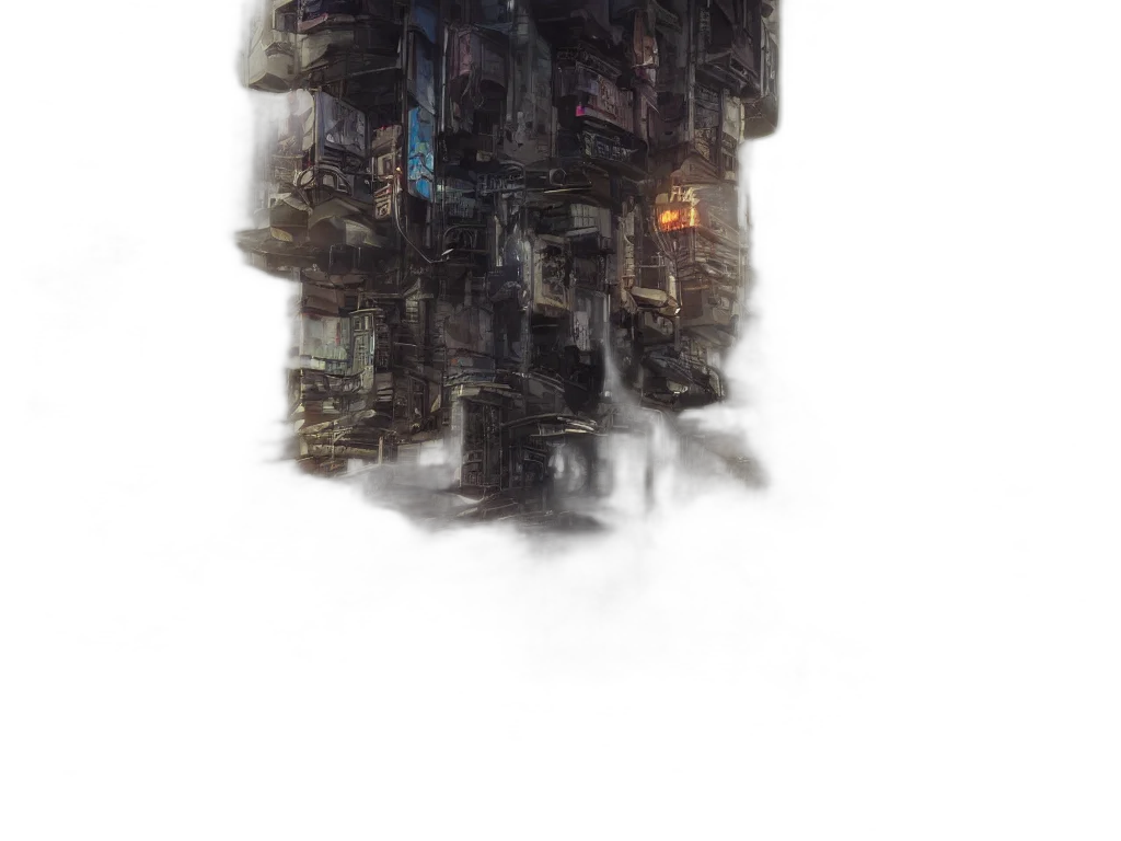 robot, building, face, mask transparent PNG cut-out