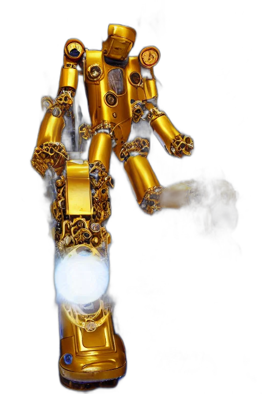 robot, bottle, weapon, staff transparent PNG cut-out