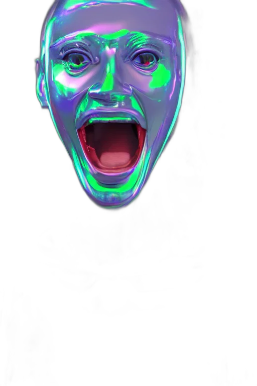 mask, face, creature, robot transparent PNG cut-out